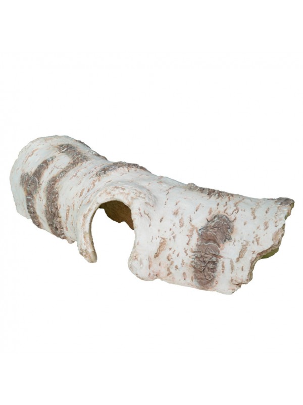 Декорація укриття Hobby Birch Tunnel 3 32,5×14×8 см для тераріуму та акваріума (36517)