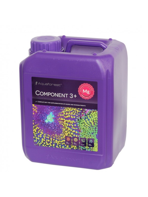 Магній та Reef Mineral Salt  Aquaforest Component 3+ 5л. метод Баллінга
