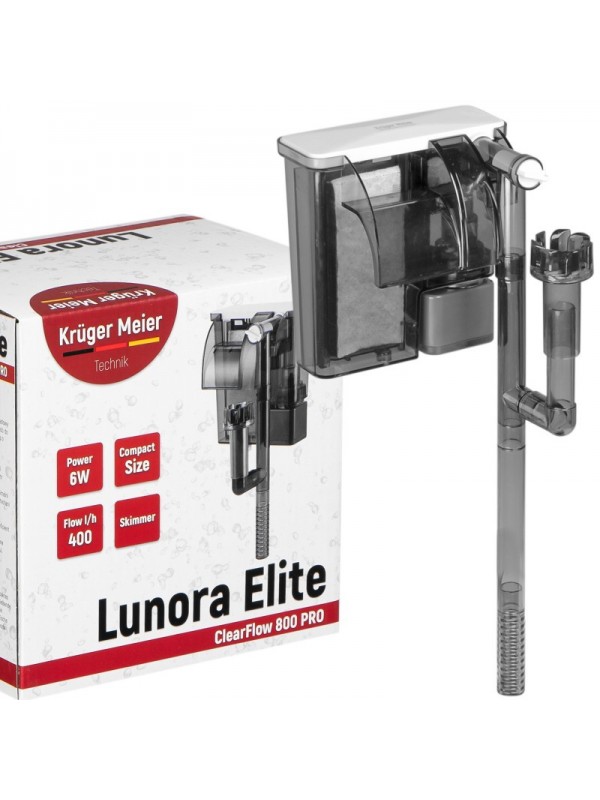 Каскадный фильтр Kruger Meier Lunora Elite 800 со скиммером для аквариумов 35-70 литров