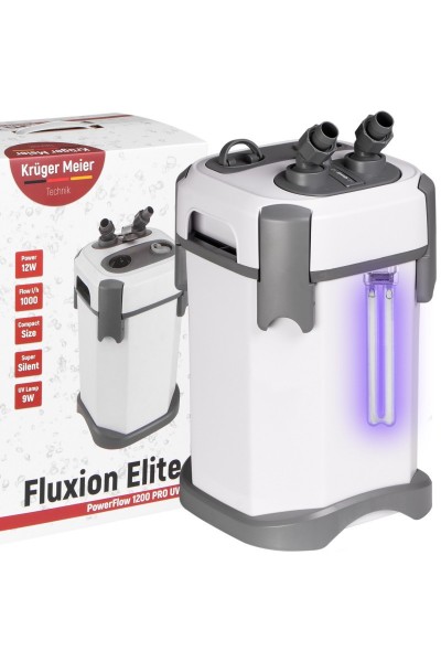 Зовнішній фільтр Kruger Meier Fluxion Elite 1200 UVC PRO для акваріумів 100-250 літрів