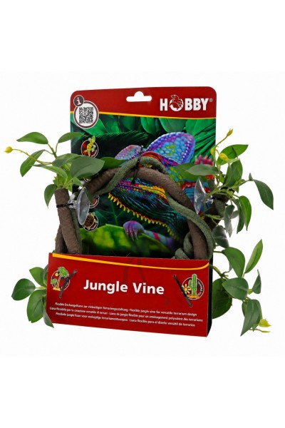 Искусственная лиана Hobby Jungle Vine 2 100 см (37703) - гибкое декоративное растение для террариума, акватерариума и палюдариума.