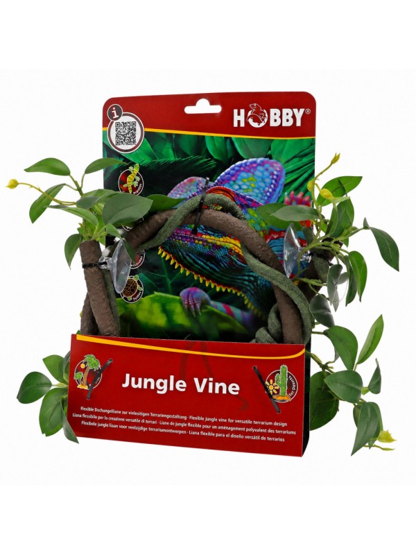 Искусственная лиана Hobby Jungle Vine 2 100 см (37703) - гибкое декоративное растение для террариума, акватерариума и палюдариума.
