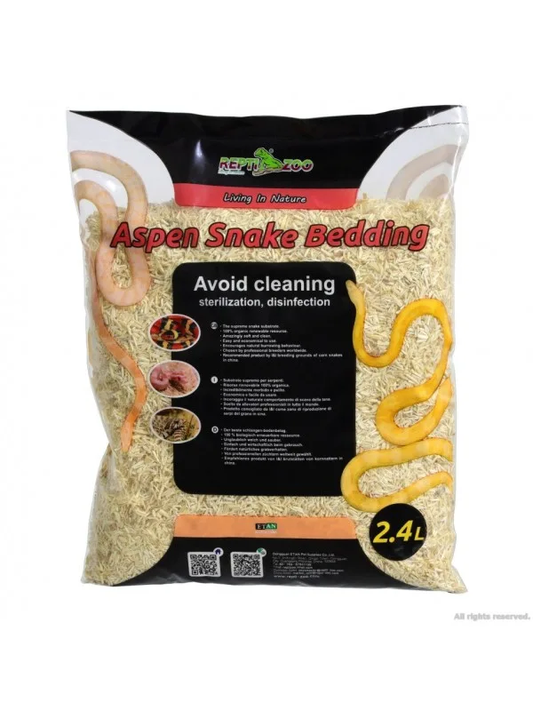 Субстрат з тополі 2.4л Repti-Zoo Aspen Snake Bedding (SB001)