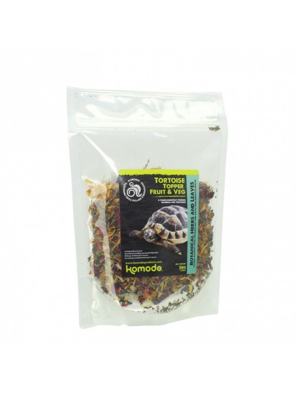 Лекарственная смесь трав для черепах Komodo Topper Fruit  Veg 50г (83308)