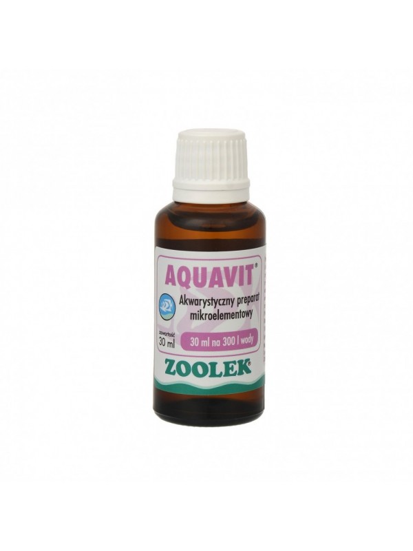 Микроэлементная добавка Zoolek Aquavit 30 мл (0111) для аквариума с 13 биоэлементами