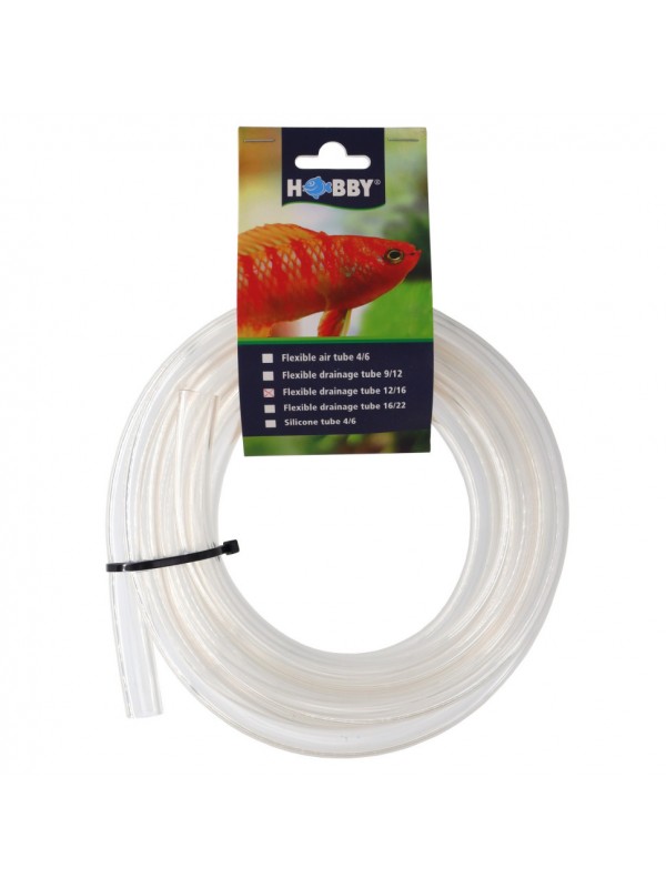 Шланг прозорий Hobby Drainage Tube 12/16мм 3м (65103) для акваріумів
