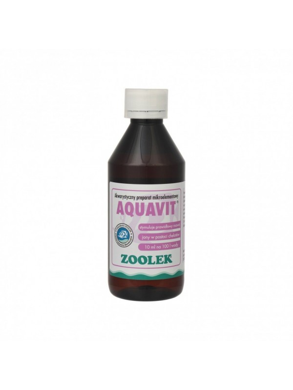 Микроэлементная добавка Zoolek Aquavit 250мл (0118) для аквариума с 13 биоэлементами