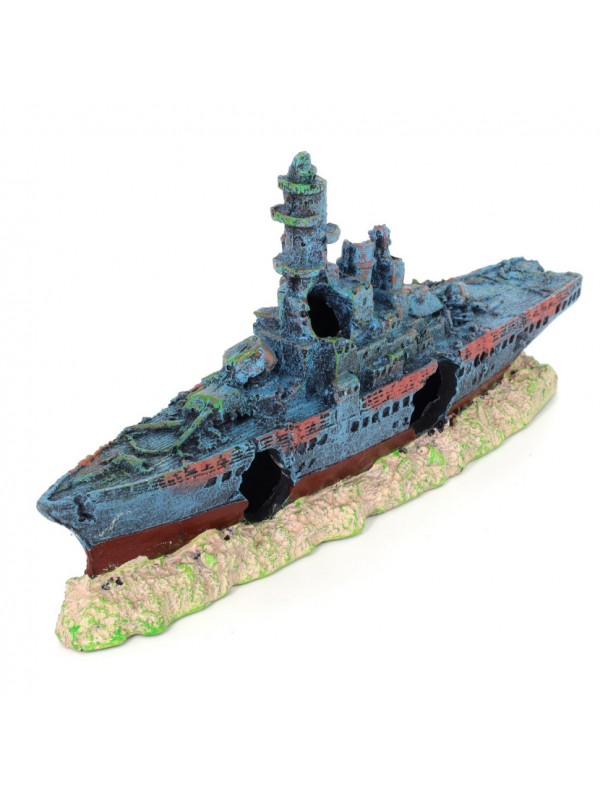 Декорація затонулий корабель Aqua Nova 23x4,5x11см (AN673)