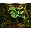 Искусственное растение Hobby Monstera White 40 см (37712) для террариума, акватерариума и палюдариума