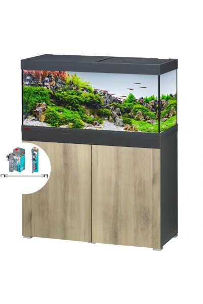 Акваріумний комплект Eheim vivaline LED 180 1x13.4W (LED) anthracite/wood з тумбою (0613045)
