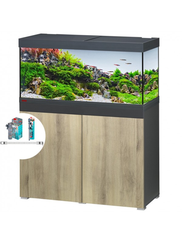 Акваріумний комплект Eheim vivaline LED 180 1x13.4W (LED) anthracite/wood з тумбою (0613045)