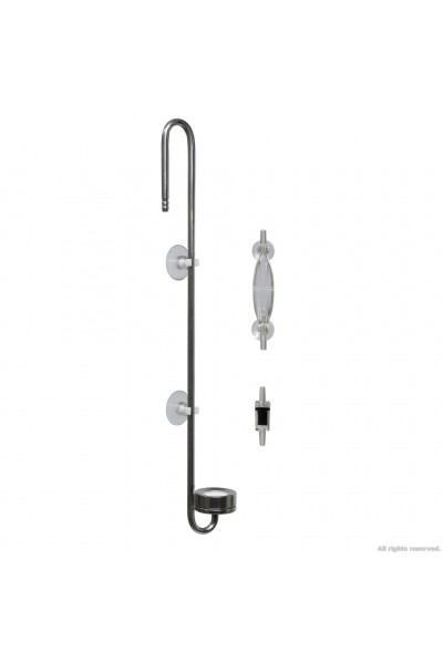 Диффузор CO2+счетчик+клапан Dupla CO2 Diffusor Set L 35,5см до 250л. (80032)