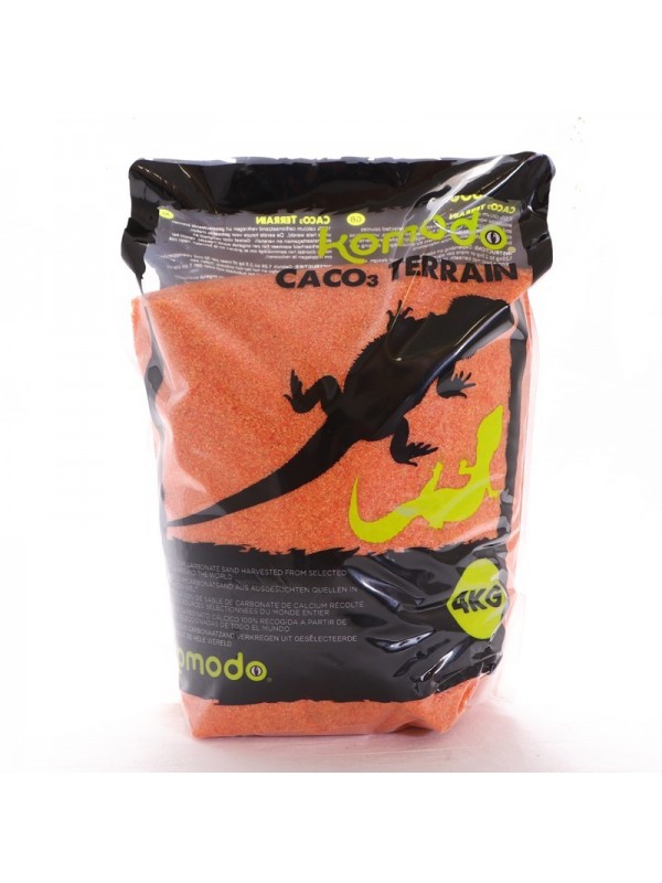 Харчовий пісок для рептилій Komodo CaCo3 Sand Orange 4кг (U46064)