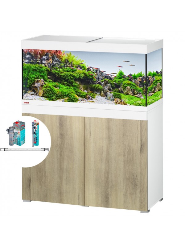 Аквариумный комплект Eheim vivaline LED 180 1x13.4W (LED) arctic/wood с тумбой (0613044)