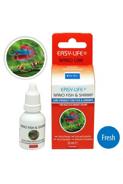 Догляд за рибами та креветками Easy-Life Nano Fish & Shrimp 25мл (NAS0025) для нано-акваріумів
