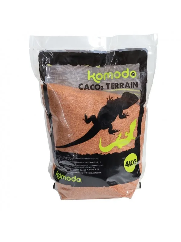 Харчовий пісок для рептилій Komodo CaCo3 Sand Terracota 4кг (U46074)