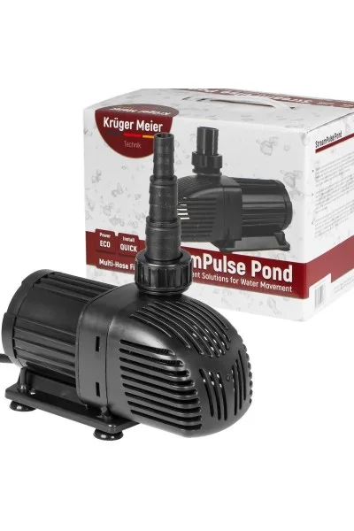 Энергоэффективный насос для пруда Kruger Meier StreamPulse Pond 4000 л/ч с защитой