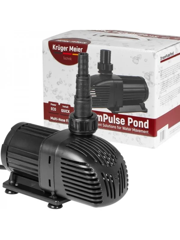 Энергоэффективный насос для пруда Kruger Meier StreamPulse Pond 4000 л/ч с защитой