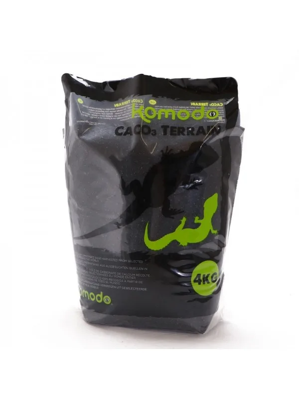 Харчовий пісок для рептилій Komodo CaCo3 Sand black 4кг (U46080)