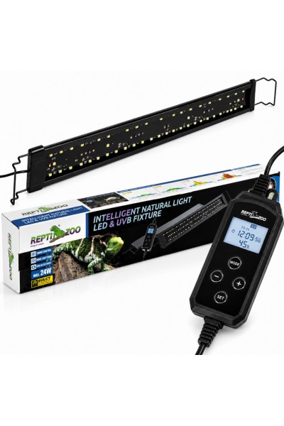 Світильник LED UVB Repti-Zoo Natural Light LED UVB 24W 83-94 см для тераріуму з контролером