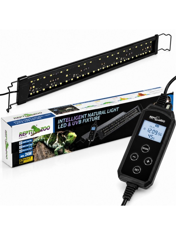 Светильник LED UVB Repti-Zoo Natural Light LED UVB 24W 83-94 см для террариума с контроллером