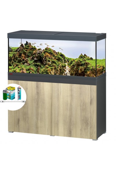 Акваріумний комплект Eheim vivaline LED 240 1x16.3W (LED) anthracite/wood з тумбою (0613065)