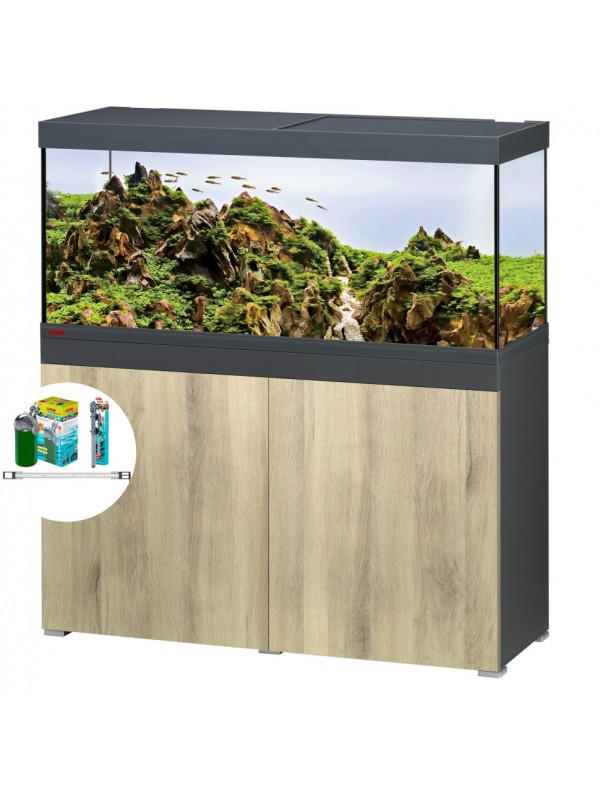 Акваріумний комплект Eheim vivaline LED 240 1x16.3W (LED) anthracite/wood з тумбою (0613065)