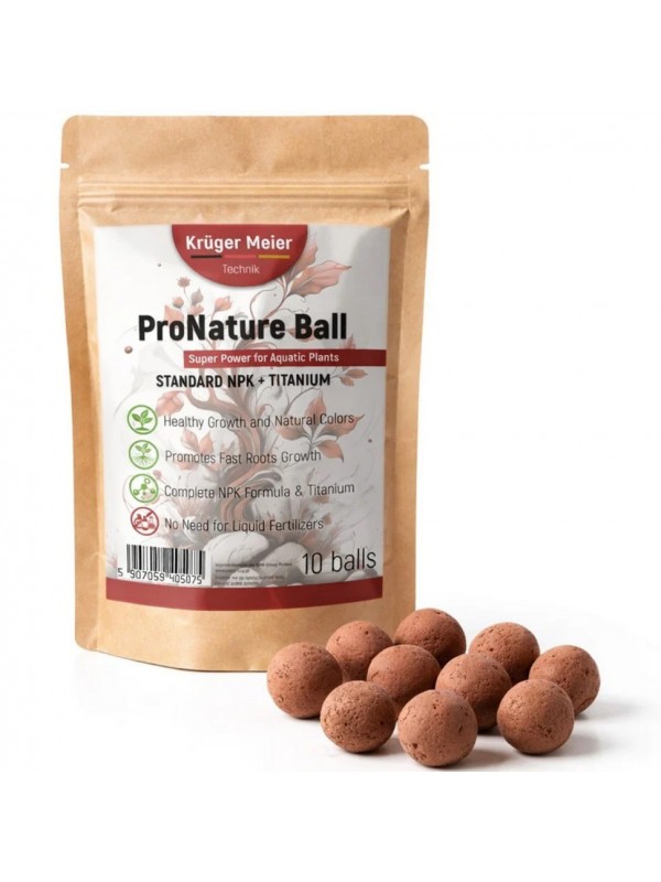 Поживні кульки Kruger Meier ProNature Ball 10 для акваріумних і тераріумних рослин