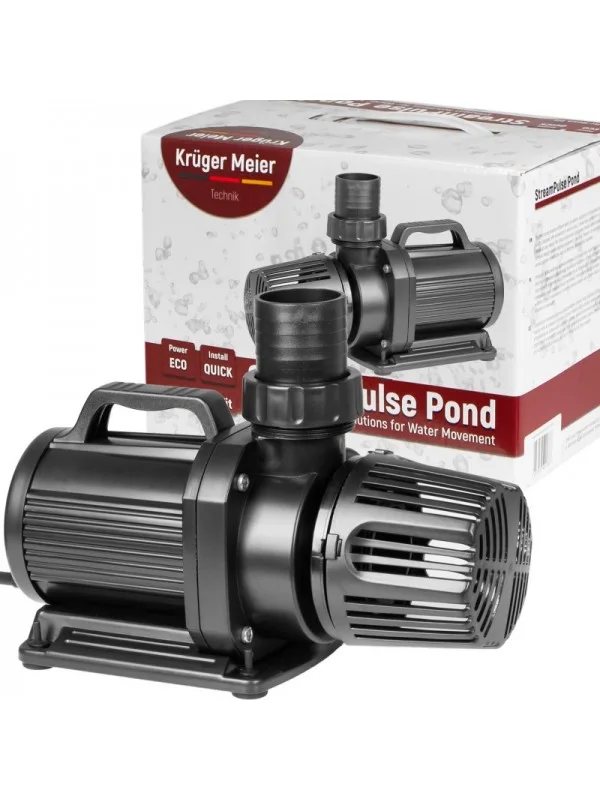 Энергоэффективный насос для пруда Kruger Meier StreamPulse Pond 20000 л/ч с защитой