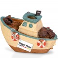 Декорація рибальський човен Kruger Meier Fishing Boat 11x6.5x7.5см (1288)