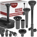 Фонтан-фільтр для ставка Kruger Meier FountainPure 2000 — 3 в 1: насос, фільтр, фонтан (1500 л/год)