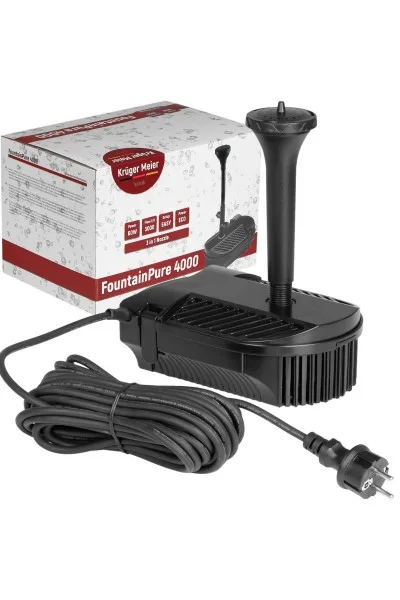 Фонтан-фильтр для пруда Kruger Meier FountainPure 4000 - 3 в 1: насос, фильтр, фонтан (3000 л/ч)