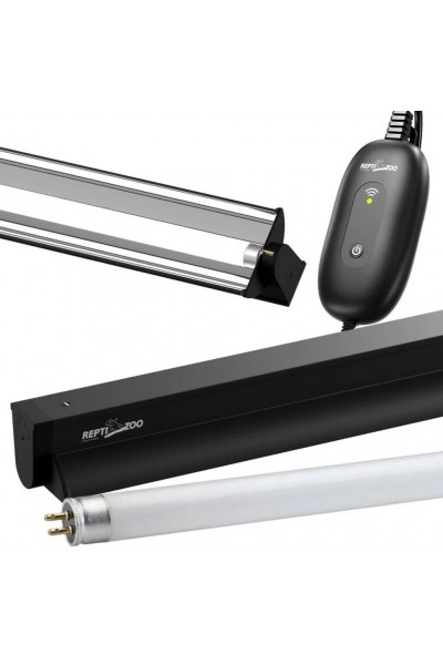 Светильник с лампой T5 Repti-Zoo Lighting Combo Smart KIT 10.0 UVB 8W 31.5 см (ZAT2808ST) для рептилий