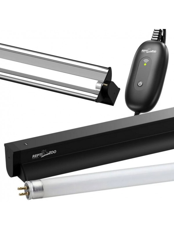 Світильник з лампою T5 Repti-Zoo Lighting Combo Smart KIT 10.0 UVB 8W 31.5 см (ZAT2808ST) для рептилій
