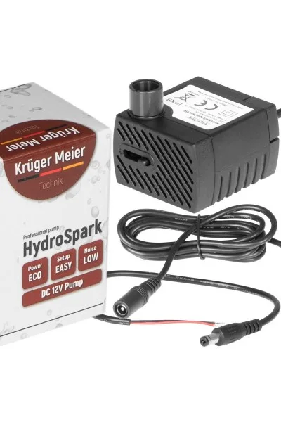 Помпа подъемная Kruger Meier HydroSpark 350 - мини насос 12V, 220 л/ч