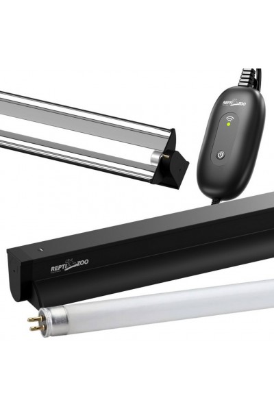 Светильник с лампой T5 Repti-Zoo Lighting Combo Smart KIT 10.0 UVB 24W 57.5 см (ZAT2824ST) для рептилий