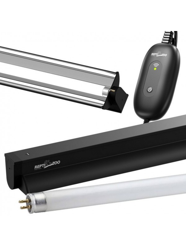 Світильник з лампою T5 Repti-Zoo Lighting Combo Smart KIT 10.0 UVB 24W 57.5 см (ZAT2824ST) для рептилій