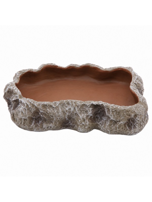 Миска для террариума Hobby Cera Dish Granite 4 22x17x4см (37803) поилка и кормушка под натуральный камень