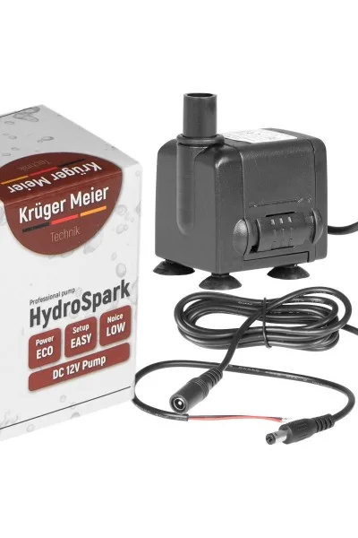 Помпа подъемная Kruger Meier HydroSpark 650 - мини насос 12V, 450 л/ч