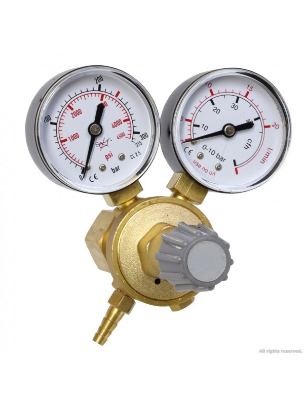 Редуктор CO2 Aqua Nova для заправляемых баллонов W21,8х1/14 (CO2REG1)