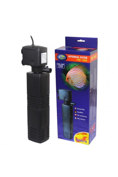 Внутрішній фільтр для акваріума Aqua Nova до 300л 1800л/год (NBF-1800)