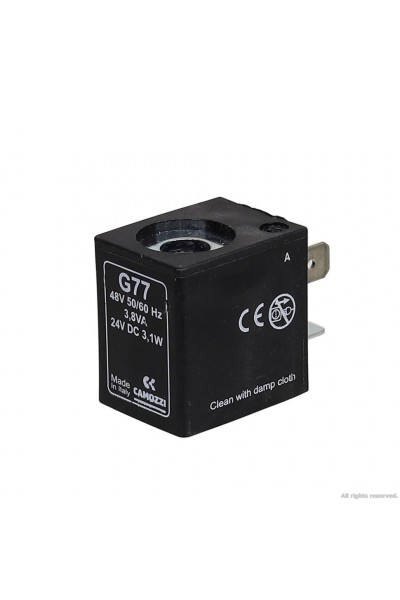 Катушка для электроклапана 3,1W Camozzi DC 24V/AC 48V (G77)