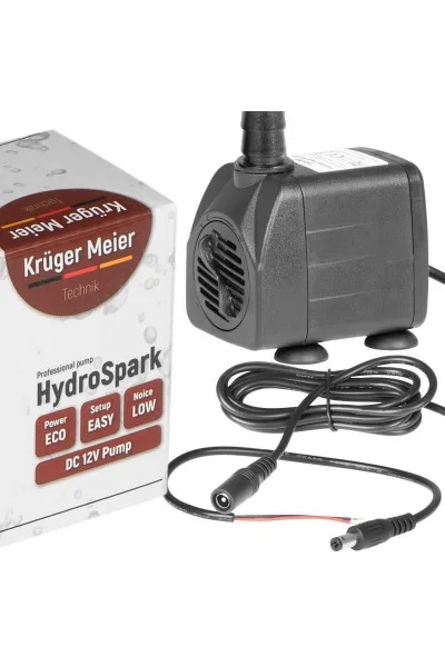 Помпа подъемная Kruger Meier HydroSpark 1750 – мини насос 12V, 1500 л/час