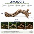 Декорация Hobby Cera Root 3 52×18×20 см - керамическая коряга для аквариума и террариума (37822) Декорация Hobby Cera Root 3 52×18×20 см - керамическая коряга для аквариума и террариума (37822)