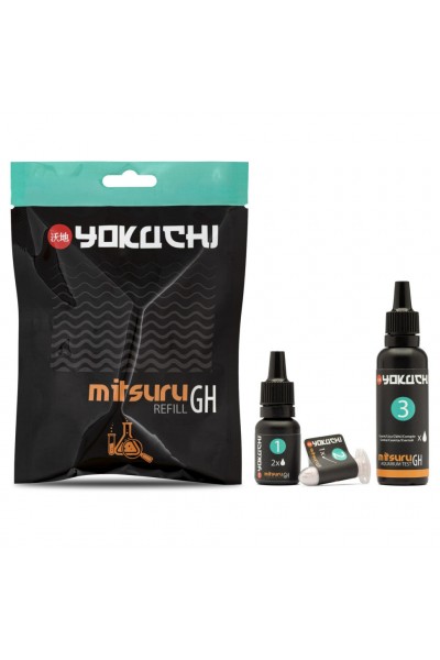 Реагент для тесту загальної жорсткості води Yokuchi Mitsuru Aquarium Test Refill GH, 50 тестів