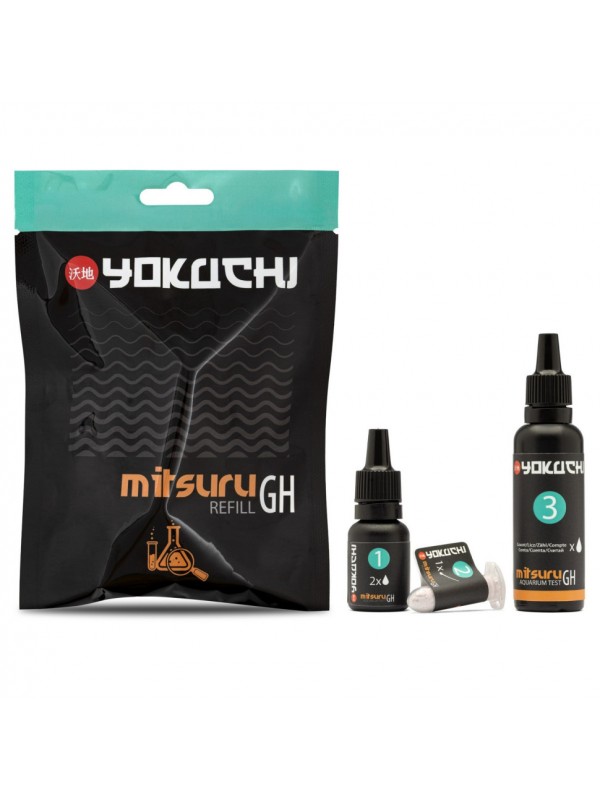 Реагент для теста общей жесткости воды Yokuchi Mitsuru Aquarium Test Refill GH, 50 тестов