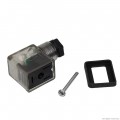 Электро разъем для электроклапана с индикацией Camozzi 220V DC/AC (122-703)