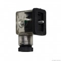 Электро разъем для электроклапана с индикацией Camozzi 220V DC/AC (122-703)