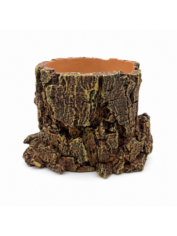 Декорация Hobby Forest Stump 14×12,5×10 см - декоративный пень, поилка для террариума (40848)