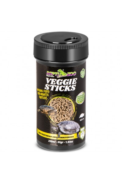 Корм растительный для черепах с витаминами Repti-Zoo Veggie Sticks 250мл.